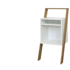 Regal - weiß - Materialmix - 47 cm - 96 cm - cm 35,0 | Möbel Kraft