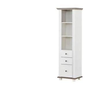 Regal - weiß - Materialmix - 55,6 cm - 185,7 cm - cm 40,5 | Möbel Kraft