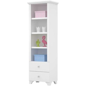 Regal - weiß - Materialmix - 66 cm - 205,4 cm - cm 44,6 | Möbel Kraft