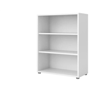 Regal - weiß - Materialmix - 89,2 cm - 113,4 cm - cm 40,1 | Möbel Kraft