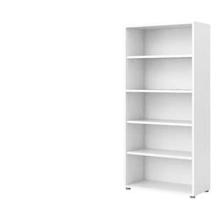 Regal - weiß - Materialmix - 89,2 cm - 186 cm - cm 40,1 | Möbel Kraft