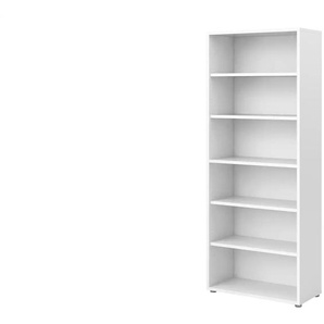Regal - weiß - Materialmix - 89,2 cm - 221,7 cm - cm 40,1 | Möbel Kraft
