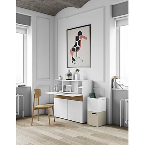 Regalbox Berlin 34 x 34 x 33cm Beige/Sandgrau MDF Mitteldichte Holzfaserplatte , lackiert