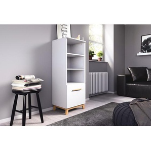 Regalelement 47 x 127 x 42cm Weiß
