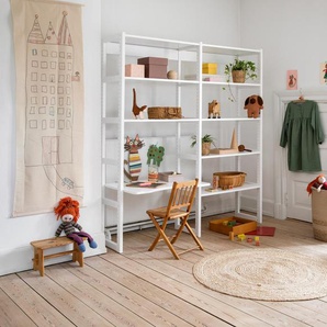 Hoppekids Regalkombination »Storey« - Weiß - Massivholz -