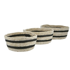 Regalkorb 3er-Set 3er-Set | creme | 10 cm | 26.0 |