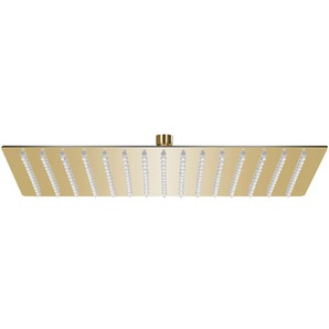 Regenbrause Edelstahl 40x30 cm Rechteckig Golden