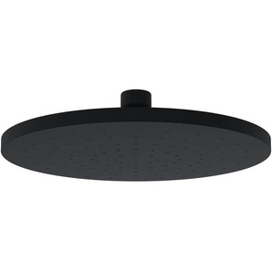 Regendusche Bernstein ABS-Duschkopf D2250 selbstreinigend 22,5cm rund Schwarz matt