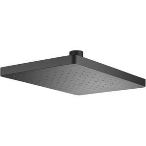 Regendusche Bernstein ABS-Duschkopf D2517 selbstreinigend 25x17cm Schwarz matt