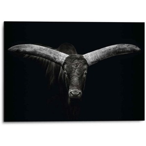 Reinders! Aluminiumbild, Schwarz, Alu, Metall, 70x50x0.3 cm, matt, Bilder, Metallbilder