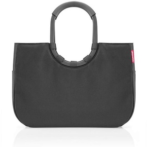 Reisenthel Einkaufskorb Frame Black, Schwarz, Textil, 25 L, bauchig, 46x34.5x25 cm, Freizeit, Koffer & Taschen, Einkaufskörbe
