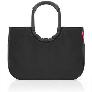 Reisenthel Einkaufskorb Frame Black, Schwarz, Textil, 25 L, bauchig, 46x34.5x25 cm, Freizeit, Koffer & Taschen, Einkaufskörbe