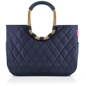 Reisenthel Einkaufskorb , Gold, Dunkelblau , Textil , 25 L , bauchig , 46x34.5x25 cm , umweltfreundlich , Freizeit, Unterwegs, Einkaufskörbe