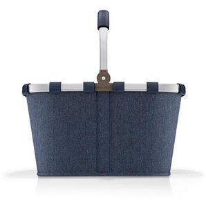 Reisenthel Einkaufskorb Rhombus Dark Blue, Dunkelblau, Textil, 22 L, quadratisch, 49x29x28 cm, Freizeit, Koffer & Taschen, Einkaufskörbe