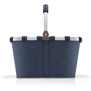 Reisenthel Einkaufskorb Rhombus Dark Blue, Dunkelblau, Textil, 22 L, quadratisch, 49x29x28 cm, Freizeit, Koffer & Taschen, Einkaufskörbe