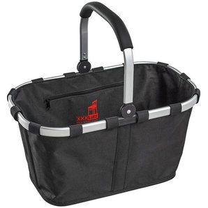 Reisenthel Einkaufskorb, Schwarz, Metall, Textil, 22 L, 48x29x28 cm, faltbar, Freizeit, Koffer & Taschen, Einkaufskörbe