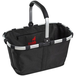 Reisenthel Einkaufskorb, Schwarz, Metall, Textil, 22 L, 48x29x28 cm, faltbar, Freizeit, Koffer & Taschen, Einkaufskörbe