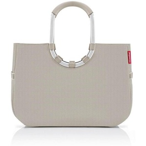 Reisenthel Einkaufstasche Loopshopper Herringbone Sand, Beige, Textil, 25 L, 46x34.5x25 cm, Freizeit, Koffer & Taschen, Einkaufskörbe