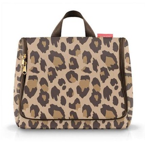 Reisenthel Kosmetiktasche, Braun, Schwarz, Kunststoff, Textil, 28x25x10 cm, Badaccessoires, Waschplatzzubehör, Kosmetikdosen