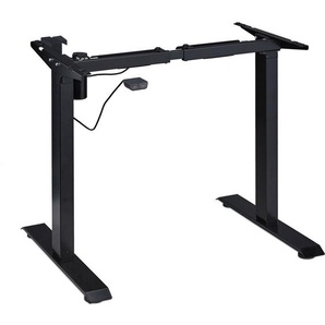 Relaxdays - Tischgestell höhenverstellbar, elektrisch, ausziehbar, 71-121 cm, Gestell für Schreibtisch, Stahl, schwarz