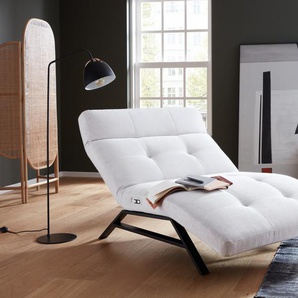 Relaxliege Einzelsofa Areivir Cord Weiß 80x158-198