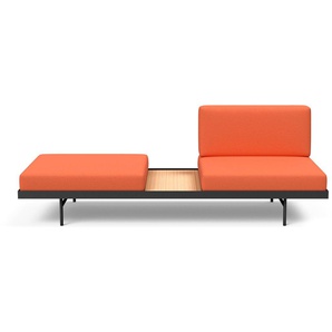 Relaxliege INNOVATION LIVING ™ PURI Sofas Gr. Struktur ARGUS, EICHE TISCH, orange (rost 581, argus) Relaxliegen