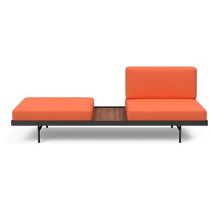 Relaxliege INNOVATION LIVING ™ PURI Sofas Gr. Struktur ARGUS, WALNUSS TISCH, orange (rost 581, argus) Relaxliegen