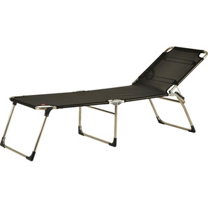 Relaxliege JANKURTZ fiam amigo 40+ Sofas Gr. B/H/T: 58 cm x 42 cm x 190 cm, Kunststoffgewebe, schwarz Relaxliegen Dreibeinliege mit 3-fach verstellbarer Rückenlehne