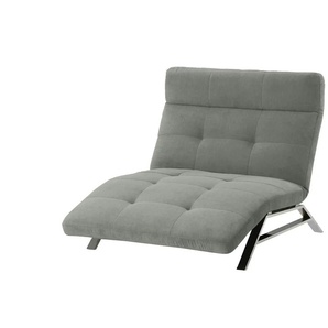 Relaxliege Riva - grau - Materialmix - 120 cm - 113 cm - cm 198,0 | Möbel Kraft