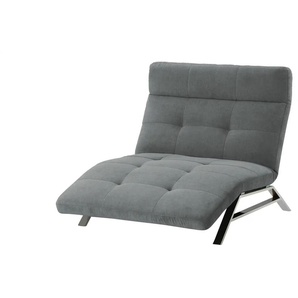 Relaxliege Riva - grau - Materialmix - 120 cm - 113 cm - cm 198,0 | Möbel Kraft