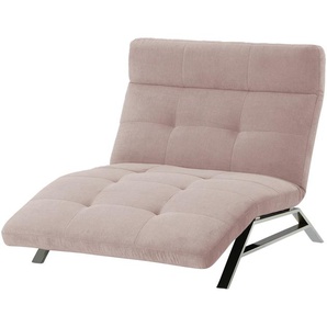 Relaxliege  Riva ¦ rosa/pink ¦ Maße (cm): B: 120 H: 113 T: 198.0