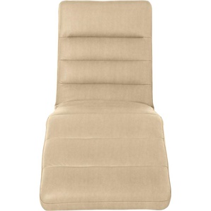 Relaxliege W.SCHILLIG daily dreams Sofas Gr. B/H/T: 65 cm x 91 cm x 170 cm, Stoff S37, mit Kopfteilverstellung-mit Doppelmotor-ohne Akku, beige (sahara s37) Relaxliegen Sofas Funktionsliege wahlweise mit Motor, Gestell Chrom, Breite 65 cm