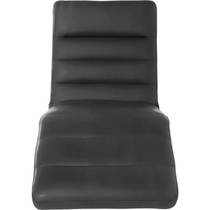 Relaxliege W.SCHILLIG daily dreams Sofas Gr. B/H/T: 75 cm x 91 cm x 170 cm, Longlife Xtra-Leder Z59, mit Kopfteilverstellung-mit Doppelmotor-ohne Akku, schwarz (schwarz z59) Relaxliegen Sofas Funktionsliege wahlweise mit Motor, Gestell Chrom, Breite 75 cm