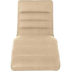 Relaxliege W.SCHILLIG daily dreams Sofas Gr. B/H/T: 75 cm x 91 cm x 170 cm, Stoff S37, mit Kopfteilverstellung-mit Doppelmotor-mit Akku, beige (sahara s37) Relaxliegen Sofas Funktionsliege wahlweise mit Motor, Gestell Chrom, Breite 75 cm