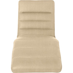 Relaxliege W.SCHILLIG daily dreams Sofas Gr. B/H/T: 75 cm x 91 cm x 170 cm, Stoff S37, mit Kopfteilverstellung-mit Doppelmotor-ohne Akku, beige (sahara s37) Relaxliegen Sofas Funktionsliege wahlweise mit Motor, Gestell Chrom, Breite 75 cm