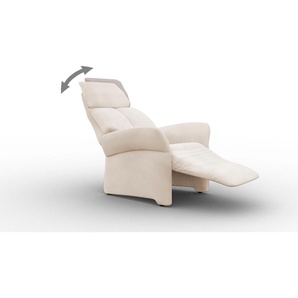 Relaxsessel ADA TRENDLINE Savin Sessel Gr. Struktur fein XBO, motorisch, Kopfstütze manuell verstellbar, Kopfstützenverstellung-Rela x funktion, B/H/T: 84 cm x 114 cm x 90 cm, weiß (weiß xbo 1) Lesesessel und Relaxsessel