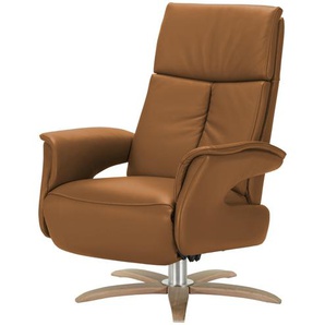 Nils Olsen Relaxsessel aus Leder  Lia ¦ braun ¦ Maße (cm): B: 78 H: 108 T: 86.0