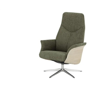 Relaxsessel Bjarne - grün - Materialmix | Möbel Kraft