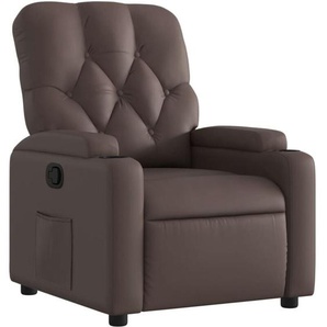 Relaxsessel Braun Kunstleder vidaXL