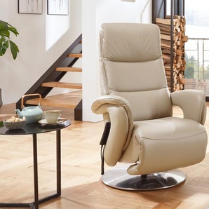 Relaxsessel Casio Relax, pearl,  inkl. manueller Verstellung