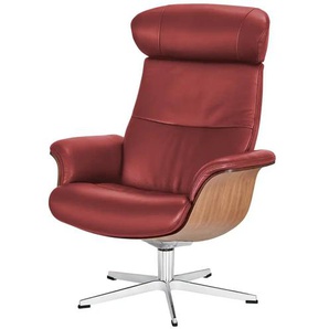 Relaxsessel drehbar Timeout - rot - Materialmix - 80 cm - 101 cm - cm 81,0 | Möbel Kraft