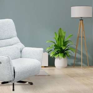 Relaxsessel Grau Microfaser 81 x 112 x 80cm