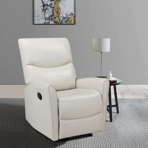 Relaxsessel HOME AFFAIRE Chesley Sessel Gr. Kunstleder, B/H/T: 81 cm x 100 cm x 98 cm, beige (creme) Lesesessel und Relaxsessel