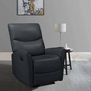 Relaxsessel HOME AFFAIRE Chesley Sessel Gr. Kunstleder, B/H/T: 81 cm x 100 cm x 98 cm, schwarz Lesesessel und Relaxsessel