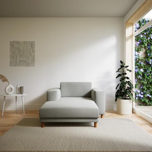 Relaxsessel Lichtgrau - Eleganter Relaxsessel: Hochwertige Qualität, einzigartiges Design - 128 x 75 x 162 cm, Individuell konfigurierbar