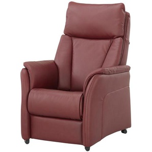 Hukla Relaxsessel  Pascal ¦ rot ¦ Maße (cm): B: 77 H: 115 T: 90.0