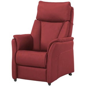 Hukla Relaxsessel  Pascal ¦ rot ¦ Maße (cm): B: 77 H: 115 T: 90.0
