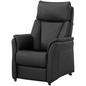 Hukla Relaxsessel  Pascal ¦ schwarz ¦ Maße (cm): B: 77 H: 115 T: 90.0
