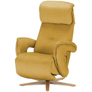Hukla Relaxsessel  Pierre ¦ gelb ¦ Maße (cm): B: 75 H: 113 T: 87