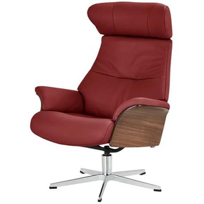 Relaxsessel rot - Leder Air ¦ rot ¦ Maße (cm): B: 80 H: 109,5 T: 78.0